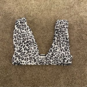 cheetah bathing suit top